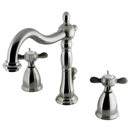 Kingston Brass 8" Widespread Bathroom Faucet, Brushed Nickel KB1978BEX